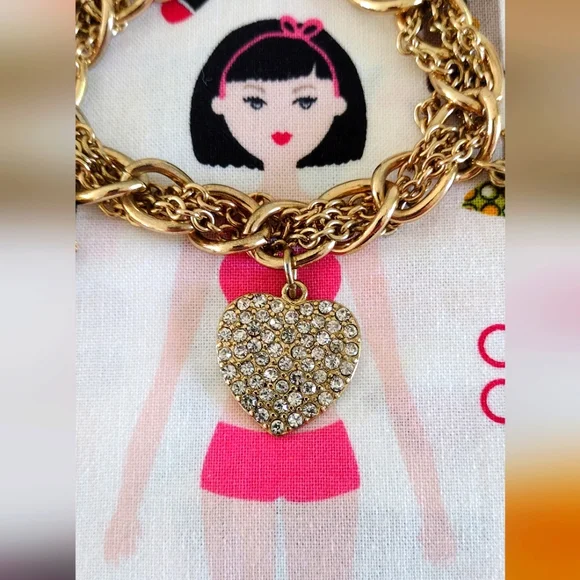 Guess Gold-Tone Romantic Charm Bracelet - Picture 10 of 10